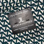 Jules & Leopold JL Womens Geo Kick Flare Pull-on Pants Green White Medium NWT Photo 6