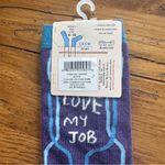 Blue Q  “I Love My Job” Novelty Socks NWT Photo 3