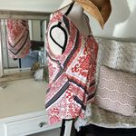 Lucky Brand  large 100% cotton boho Americana paisley comfy summer tank top​​​ Photo 6