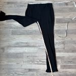 Three Dots  Black Crinkle Gauze Smocked Waist Pants Pockets L2 Photo 2