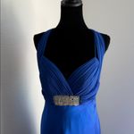 Elegant Royal Blue Maxi Dress with Embellished Detail Size 12 Photo 2