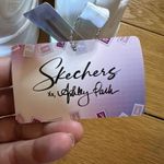 Skechers NWT Sketchers street glam point it sneaker white 6 Photo 4