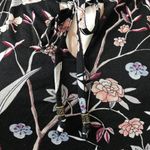 Style & Co Black Floral Dress Medium Knee Length Photo 1