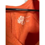 Pilcro Womens Top Size Medium Blouse Long Sleeve Babydoll Cotton Orange Photo 4