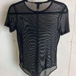 Forever 21 #320 Black Sheer Bodysuit Photo 1