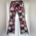 Driftwood  Eva Masquerade low Rise Floral Print Flare Denim Jeans 31X32 Y2K Photo 2