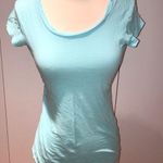 PacSun NOLLIE FOR - Blue Scoopneck T-shirt Photo 0