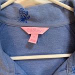 Lilly Pulitzer Skipper Popover Dress "Bennet Blue Pineapple Burnout" print Photo 8