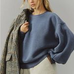 Pilcro  Slouchy Crew-Neck Sweatshirt Photo 0