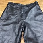 wilson's leather Wilsons Black Leather Pants Lined High-Rise Heavyweight Moto - Size 10 Photo 2