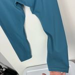 Lululemon  Align High Rise Crop Leggings Sz 10 Blue Green Nulu Photo 13