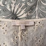Olivaceous  White Eyelet Blouse Photo 1