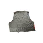 Handmade American Flag Button Vest XXL Patriotic Holiday Vote Election Red Photo 1