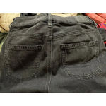 American Eagle  SZ 0‎ Black Comfort Stretch Waistband Jeans Mom Jean Photo 6