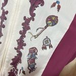 Vintage 80’s Native American Print Windbreaker Bomber Jacket Purple Size XL Photo 4