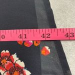 Xhilaration Xhiliration 3X Pink Blue Floral Cold Shoulder Ruffle Adj Strap Midi Dress Summer Photo 9