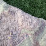 Jaclyn Smith Vintage Pastel Coquette Fairycore whimsical Sweater with pink sequin accents Photo 3