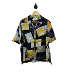 Free People  Women’s Love Letters Button Down Oversized Shirt Multicolor M Photo 2