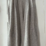 Adrienne Vittadini  Light Gray Open Front Cashmere Cardigan Size‎ Small EUC Photo 0