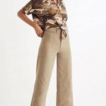 Madewell  Short-Sleeve Tie-Front Shirt in Cottontail Camo Button Down Size XXS Photo 6