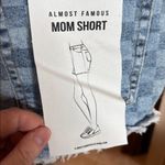 Almost Famous NWT  Juniors' Checkered Cutoff Shorts Medium Wash Size 3 Photo 9