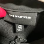 Who What Wear NWT Belted Black Dress Photo 4