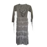 Women’s Halloween Costume Zombie Skeleton Dress w/ Chain Belt Size S 4 Photo 3