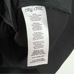 City Chic  Black Bomber Jacket Zip Up M/18 Photo 7