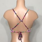 Xhilaration New. Floral and ribbon bikini top. NWOT Photo 2