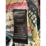 Zadig & Voltaire Tie Dye Tank Top Skull Buttons S boho Y2K fqiry whimsi blue pik Photo 4