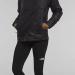 The North Face New Womens NWT $230 XL All Black Packable 1/4 Zip Pullover Hoodie Warm Lightweig Photo 0
