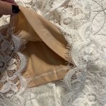 TwoTwinStyle medium white summer lace dress boho sexy padded adjustable garter Photo 8