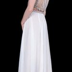 Terani Couture PROM 1611P1018 White & Nude size 6 Photo 13