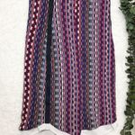 Armani Exchange  Size 2 Red Multicolor Retro Sleeveless Shift Dress Photo 2