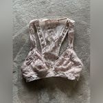 Aerie  Pale Full Lace Razor Back Bralette Women’s Sz XS EUC Photo 2