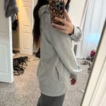 Grey Quarter Button Long Sleeve Gray Photo 1