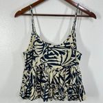 Patrons of Peace  Boho Tiered Cami‎ Top Abstract Print Sleeveless Tank Medium Photo 2