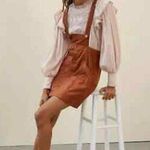 Allegra K New with tags brown skirt with straps size XS by  Photo 1