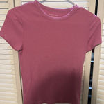 American Eagle  pink short sleeve shirt Small Photo 0