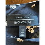 & Other Stories & Other Stories‎ Paris Atelier Black Floral Print Short Sleeve Shift Dress 8 Photo 6