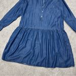 Grayson The Changemaker Shirt Dress Chambray Lyocell in Liquid Denim Size 3/M Blue Size M Photo 6
