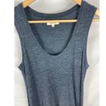 Madewell  Jersey Tank Midi Dress in Heather Indigo Size Small Photo 1