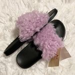 PJ Couture Purple Women's Slippers With Sherpa Size M Photo 2