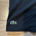 Lacoste  women's black 100% cotton t-shirt size 38 Photo 2