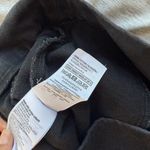 Topshop MOTO Denim Mini Skirt A-Line Zip Back Retro Jean 10 Black Academia Photo 4