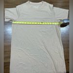 Everlane The Weekend Beige Crewneck Women’s Size M Casual Cotton T-Shirt Dress Photo 4