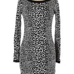 French Connection Snow Leopard Sweater Dress - 10 Photo 10