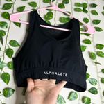 Alphalete Women’s black sports bra medium Photo 2