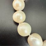 Natural Freshwater Cultured Pearl Knotted Pearl Clasp Bracelet 32.1g. White Photo 5