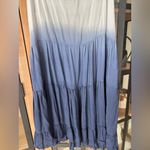 Brandy Melville Tumblr  Ombré Jada Dress mini navy 2010s babydoll tank tiered Photo 6